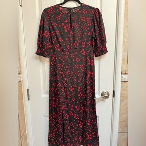 ASOS Red Heart Midi/Long Dress